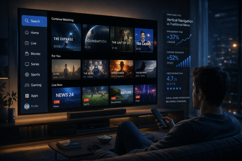 Современная гостиная с умным ТВ