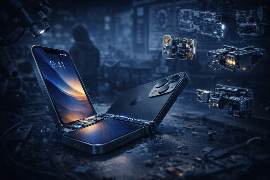 Технология сгибаемого iPhone 2026